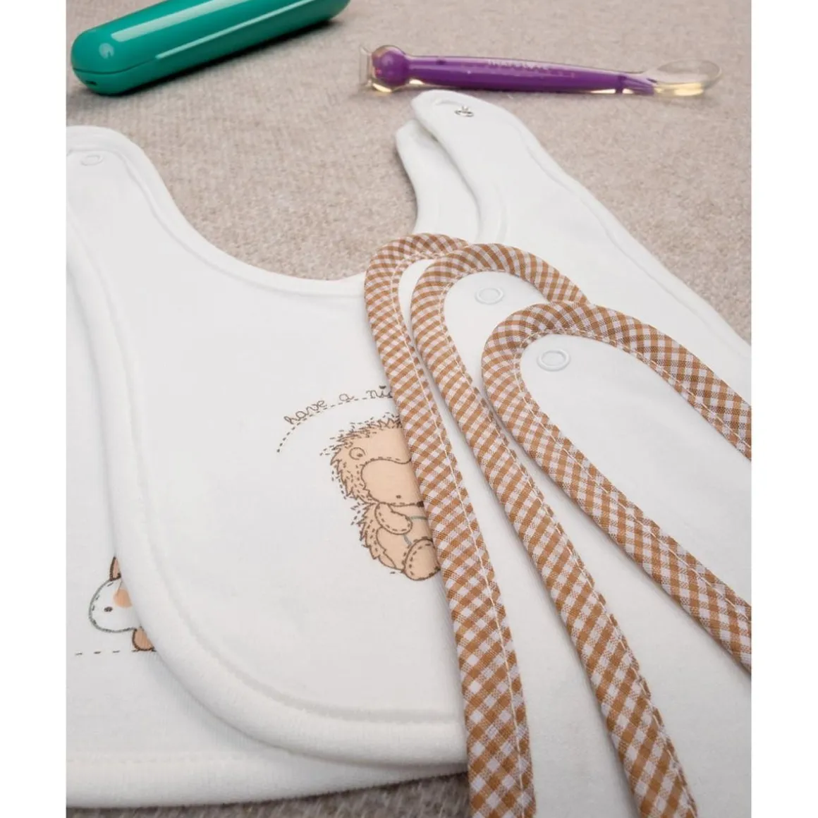 Pack x5 baberos interlock