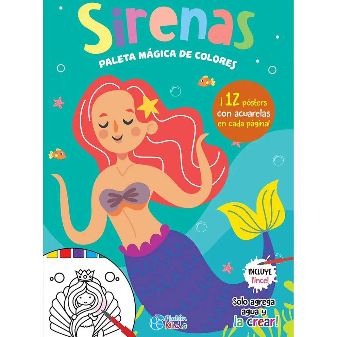 Paleta mágica de colores - Sirenas
