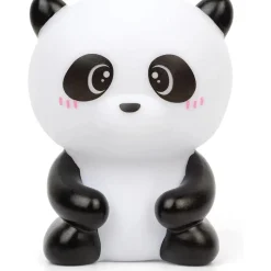 Panda - Luz nocturna infantil multicolor con baterías y larga autonomía, diseño Panda