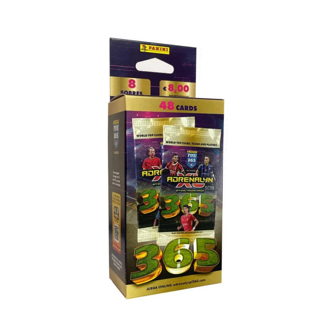 Panini - Ecoblister 8 Sobres Adrenalyn FIFA 365 2024-2025