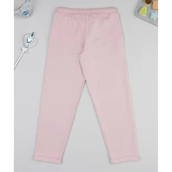 Pantalón afelpado niña rosa con unicornio