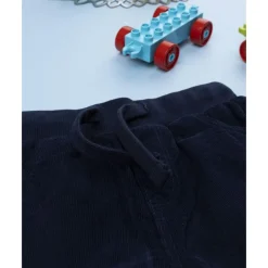 Pantalón azul de felpa ligera niño