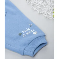 Pantalón de felpa azul claro para niño