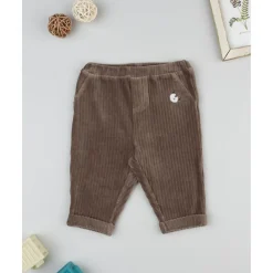 Pantalón de pana marrón bebé