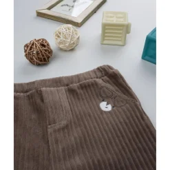 Pantalón de pana marrón bebé