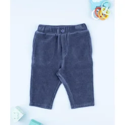 Pantalón de velour azul para niño