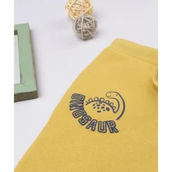 Pantalón felpado amarillo 