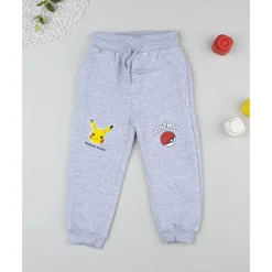 Pantalón gris de niño con estampado Pokémon