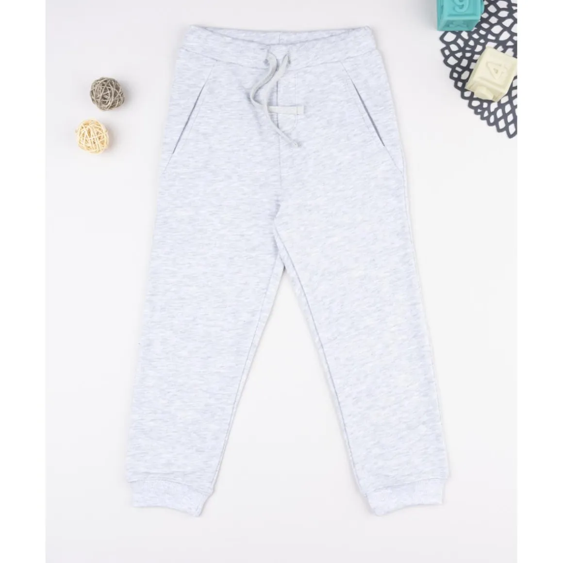 Pantalón largo niño gris