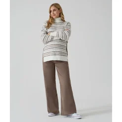 Pantalón premamá de pana marrón