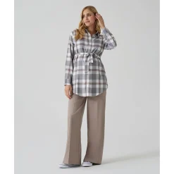 Pantalón premamá marrón