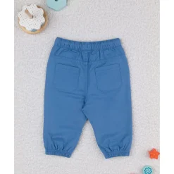Pantalón twill niño azul