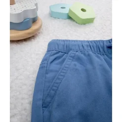 Pantalón twill niño azul