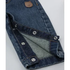 Pantalón vaquero con tirantes para bebé niño