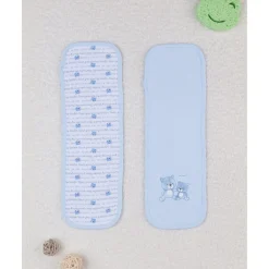 Paño antiregurgitación azul