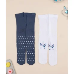 Paquete 2 pantis microfibra niña unicornio