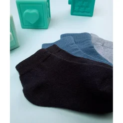 Paquete de 6 calcetines cortos para niño
