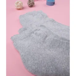 Paquete de 2 pares de calcetines cortos gris jaspeado