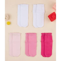 Paquete de 5 pares de calcetines niña