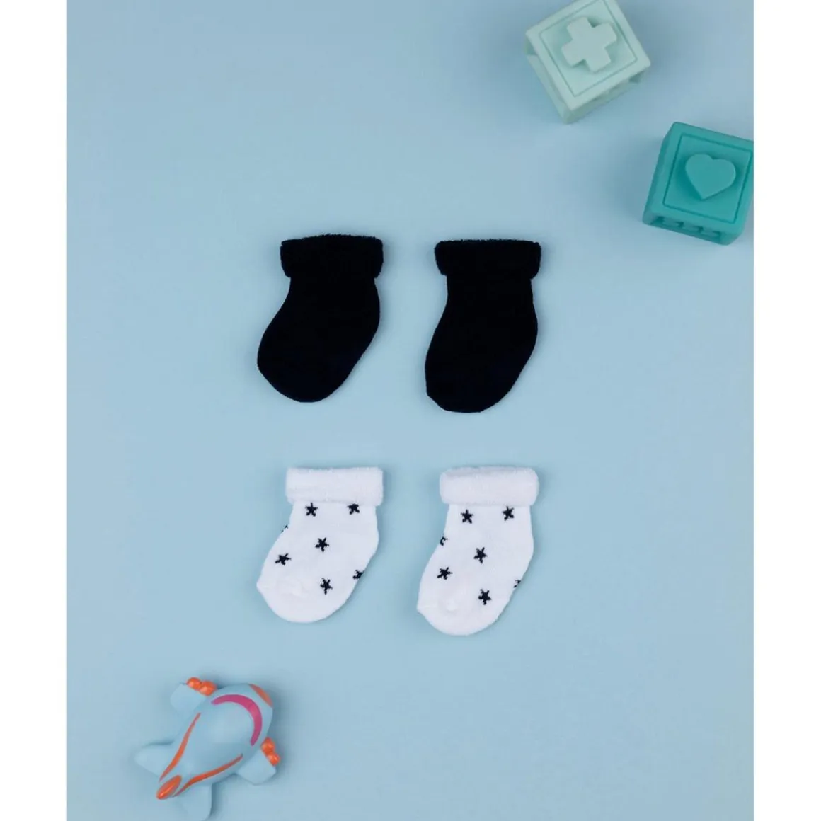 Paquete x2 calcetines cortos de rizo