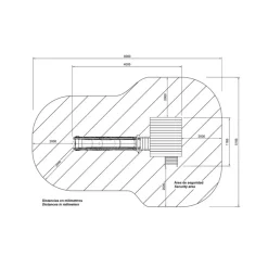 Parque juegos infantil de madera Taga con columpio doble