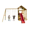 Parque juegos infantil de madera Teide XL con columpio doble