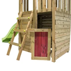 Parque juegos infantil de madera Tibidabo con casita