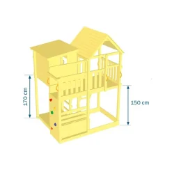 Parque juegos infantil de madera Palazzo XL