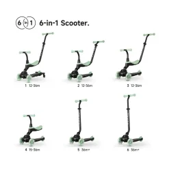 Patín Qplay EVO 5‑en‑1 con luces – Color beige