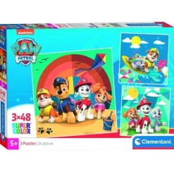 Patrulla Canina - Pack puzzles 3x48 piezas
