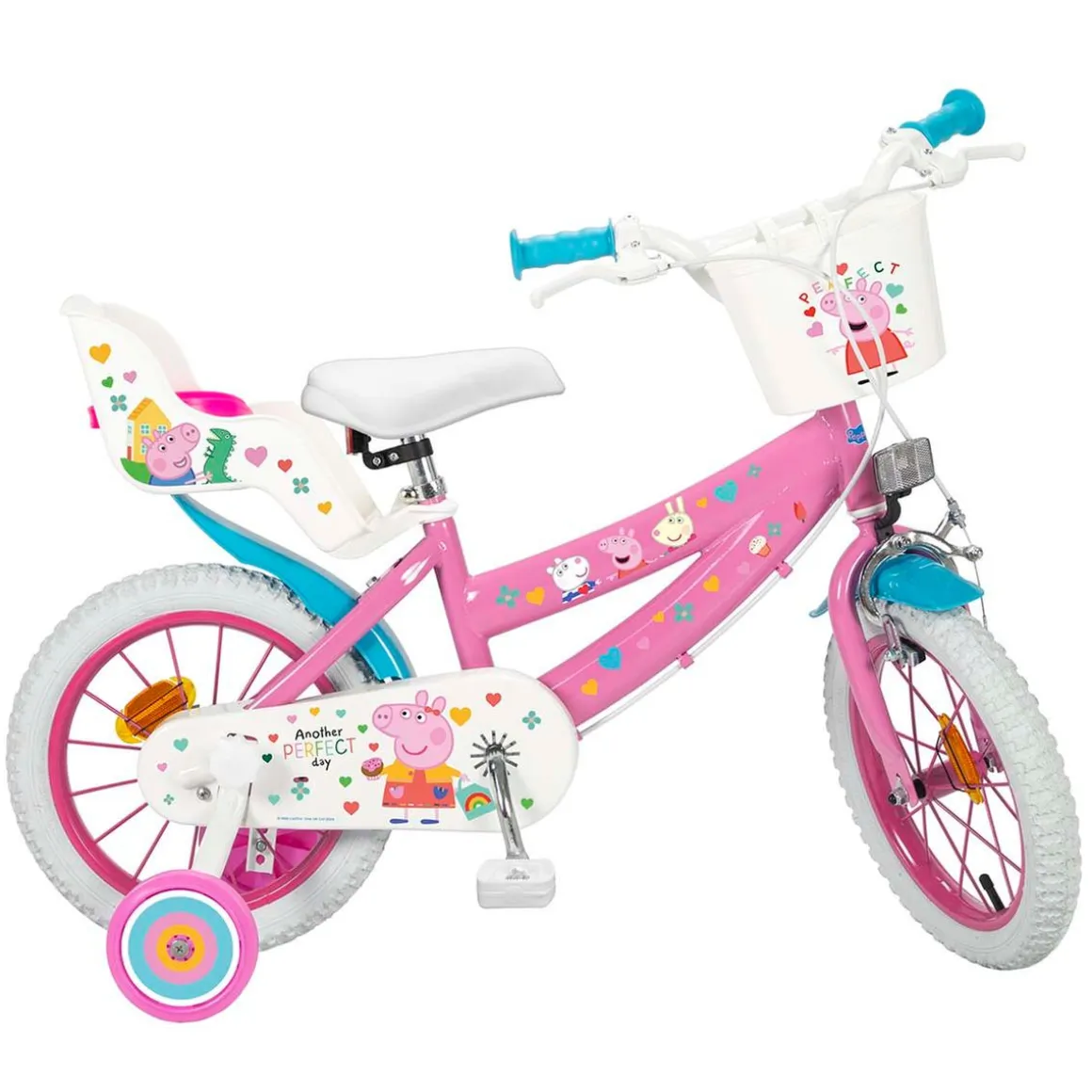 Peppa Pig - Bicicleta 14 pulgadas rosa