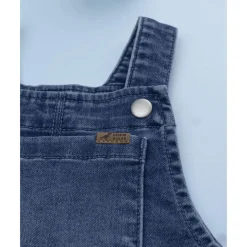 Peto vaquero para niño en denim azul