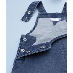 Peto vaquero para niño en denim azul