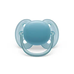 Philips Avent - Chupetes ultra suaves 6-18 meses azul claro y gris (2 unidades)