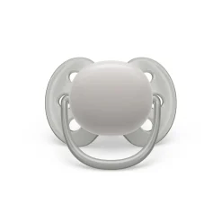 Philips Avent - Chupetes ultra suaves 6-18 meses azul claro y gris (2 unidades)