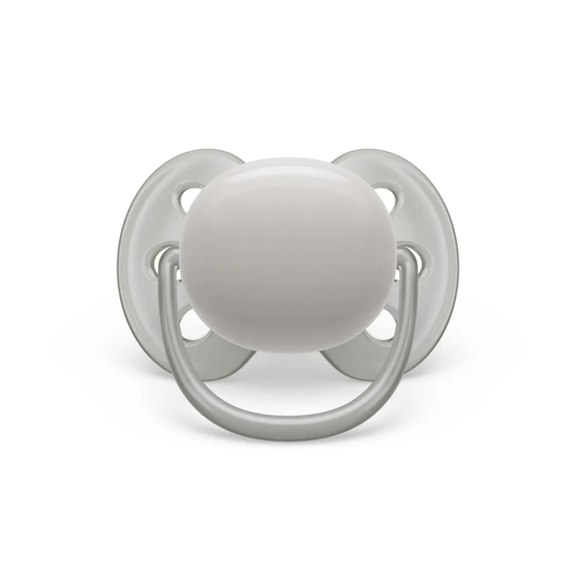 Philips Avent - Chupetes ultra suaves 6-18 meses azul claro y gris (2 unidades)