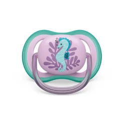 Philips Avent - Chupetes ultra air 6-18 meses azul/rosa - 2 unidades