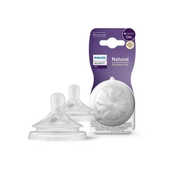 Philips Avent - Pack 2 tetinas Natural Response nivel 1 (+0m)