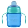 Philips Avent - Vaso azul 200 ml boquilla blanda +6 meses