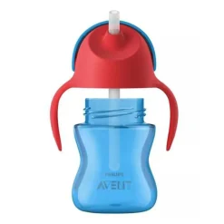 Philips Avent - Vaso con pajita y asas 200ml