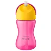 Philips Avent - Vaso rosa con pajita 300 ml +12 meses