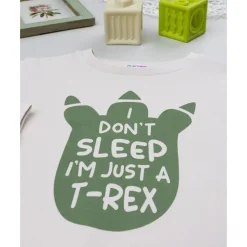 Pijama beige de niño Dino