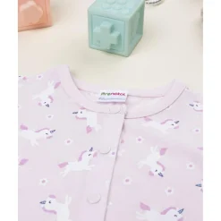 Pijama de invierno niña rosa unicornios