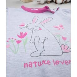 Pijama niña rosa 'conejo'