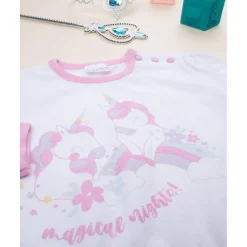Pijama niña rosa unicornios