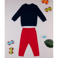 Pijama niño azul/rojo coche