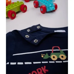 Pijama niño azul/rojo coche