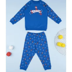 Pijama niño Spiderman azulette