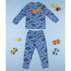 Pijama polar niño Hot Wheels