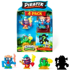 Piratix Crazy Jungle - Pack de 4 Piratix (varios modelos)